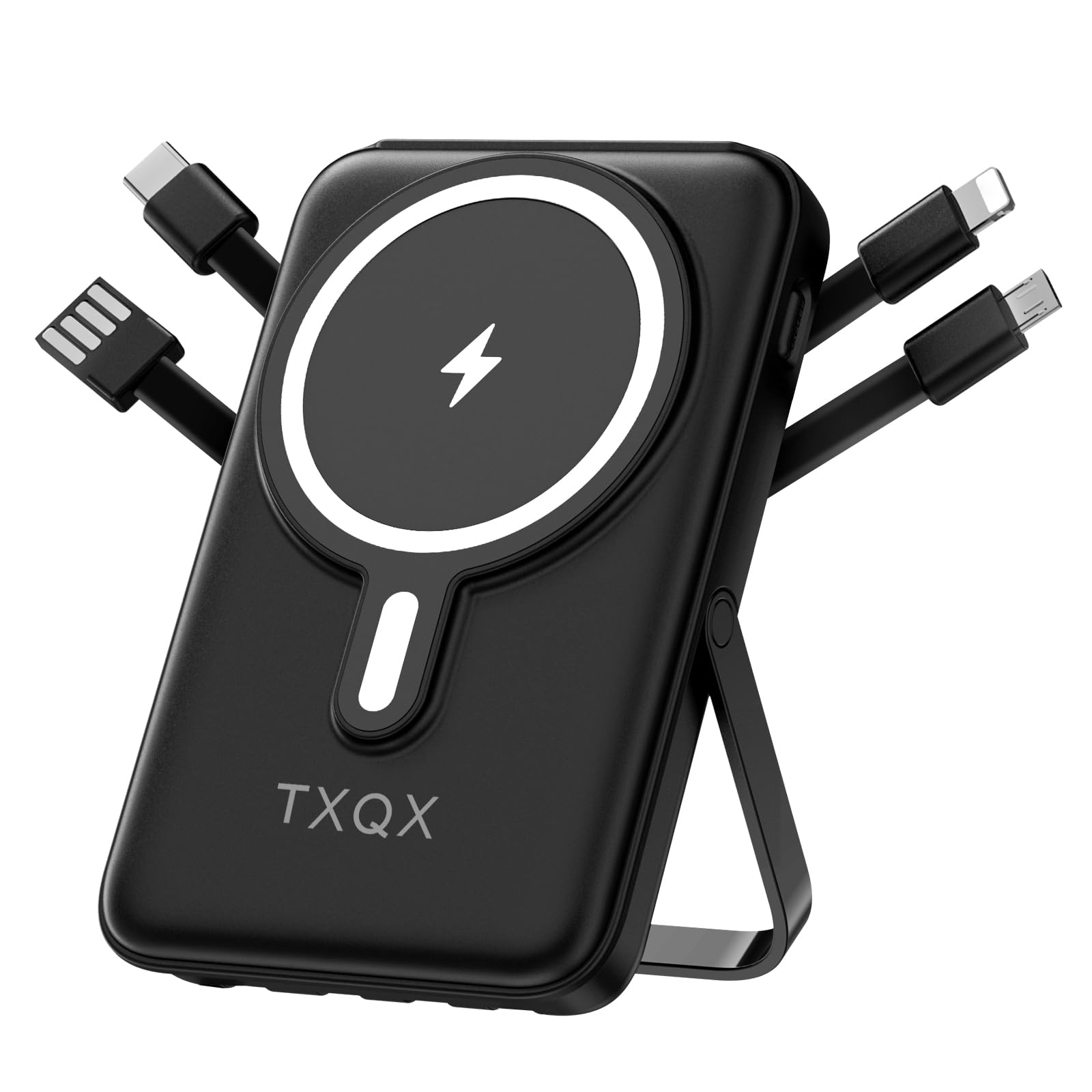 スマホアクセサリー Wireless Powerbank 10,000mAh Amazon.com: TXQX Wireless Portable Charger 10000mAh,Magnetic